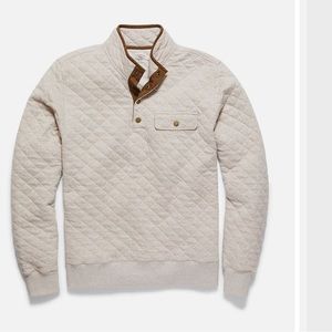 NWT Faherty Epic Quilted Fleece Pullover